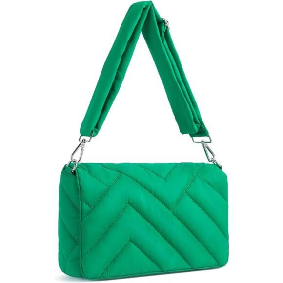 Puffer Bag Designer Purse Lightweight A03-Green Bags
